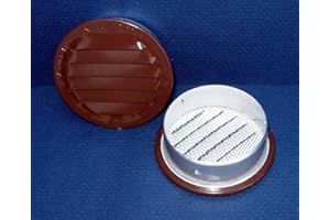 MAURICE FRANKLIN LOUVER 2 RLB-100 Mini Louver, Brown