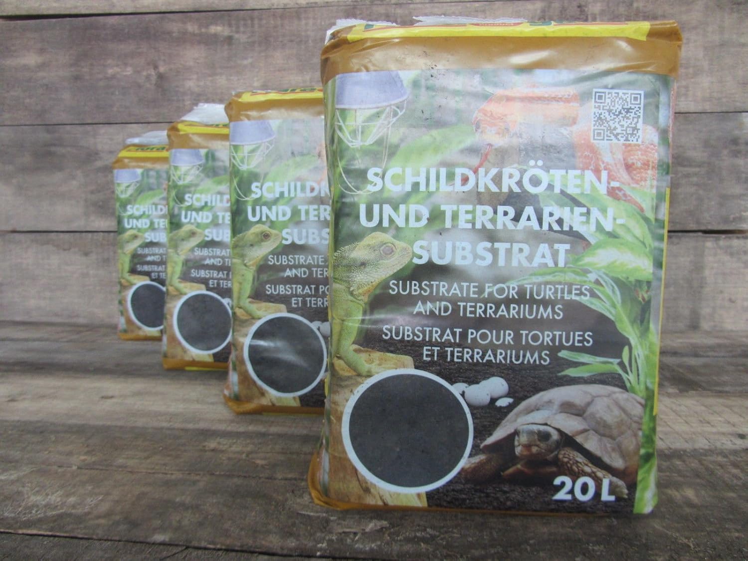 Floragard Schildkrötenerde Schildkrötensubstrat & Terrarienerde - Bodengrund für Terrarien, 80L ...