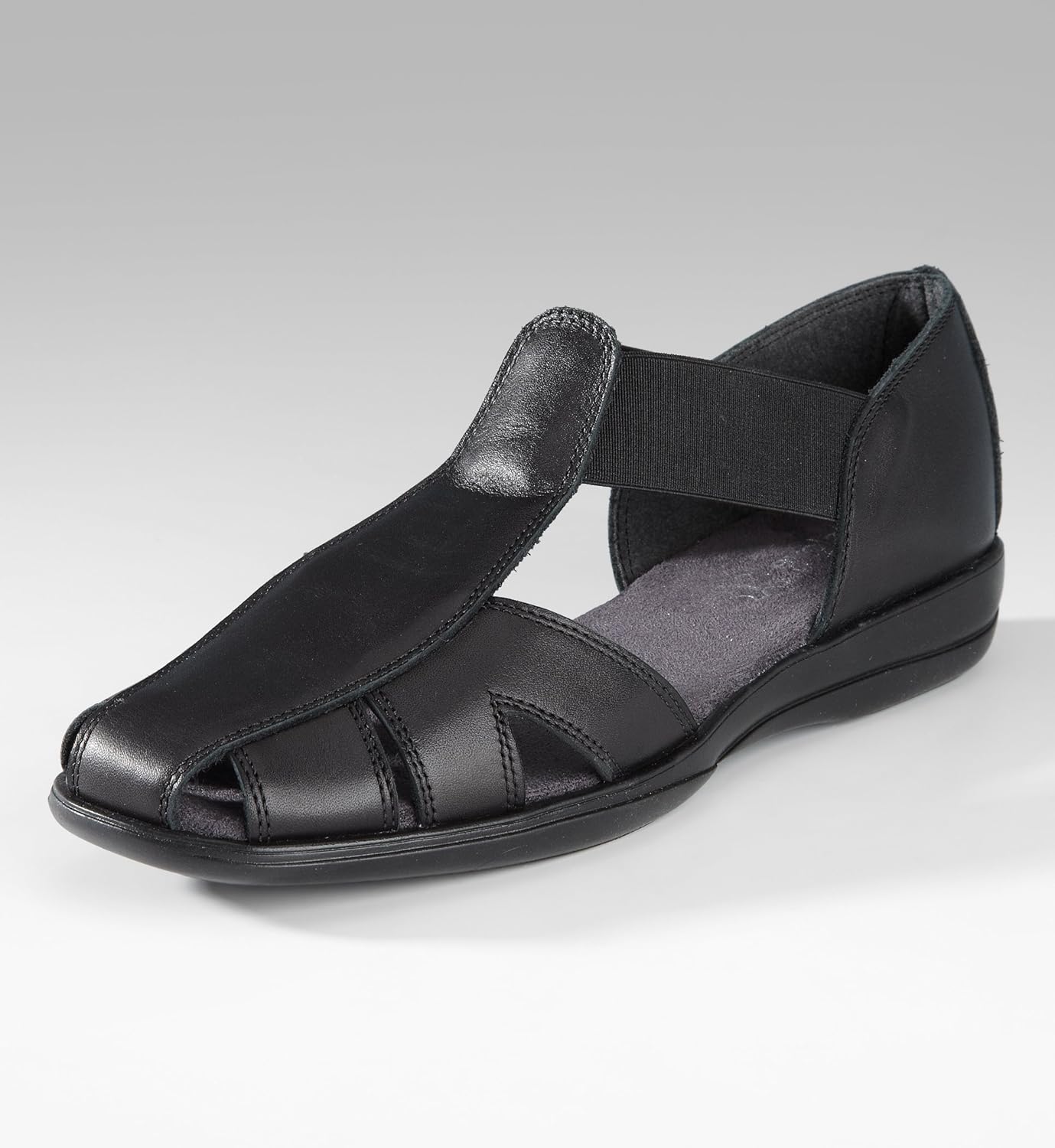 elasticated sandals wide fit
