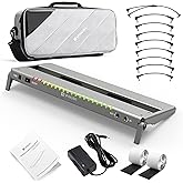 Vangoa VPPD-S Guitar Pedal Board with Built-in Isolated Power Supply | 8 Real Isolated Outputs Eliminate Ground Noise. Sturdy One-piece Bent. Aerospace-grade Aluminum Alloy with Foldable Legs.