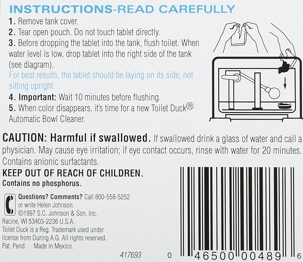 TOILET DUCK BLUE CLEANSER