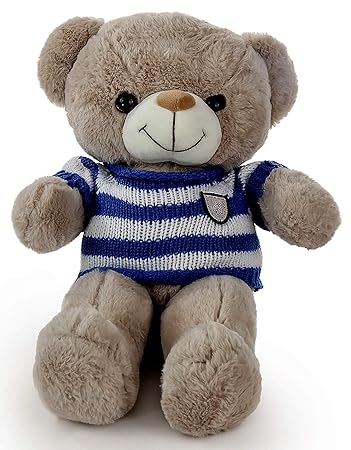 LOFA Bear-in-The-Sweater Plush Toy (Brown)