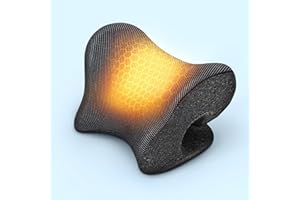 ULAIYO Deep Neck Pain Relief w/Conductive Magnetic Therapy Heated Neck Stretcher, Graphene-Infused Heating Cervical Traction Device Pillow, Smart Control Neck Hump Corrector Relax Gifts for TMJ Migraine