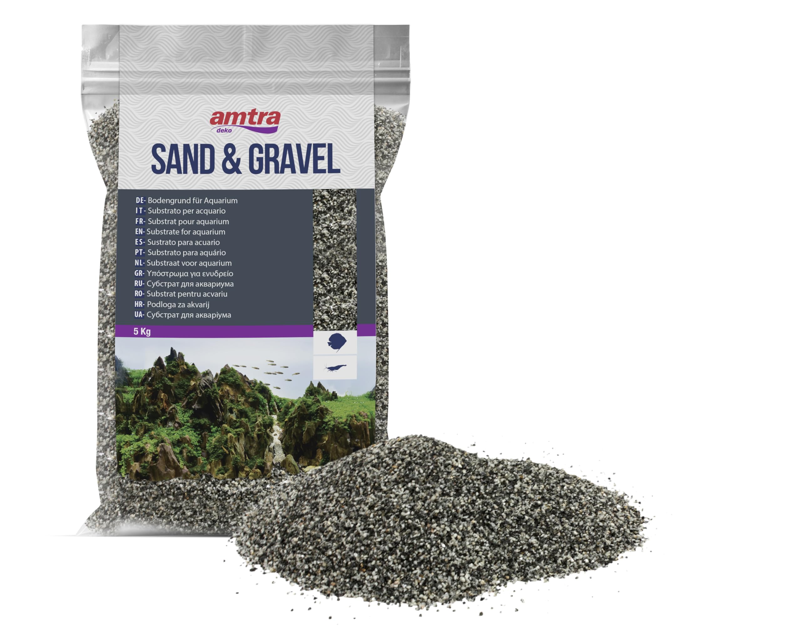 Amtra Zambesi Mix Sand Aquatic Accessories, 8 mm