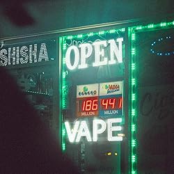 LED VAPE Sign for Business,32x10 inch Vape Smoke