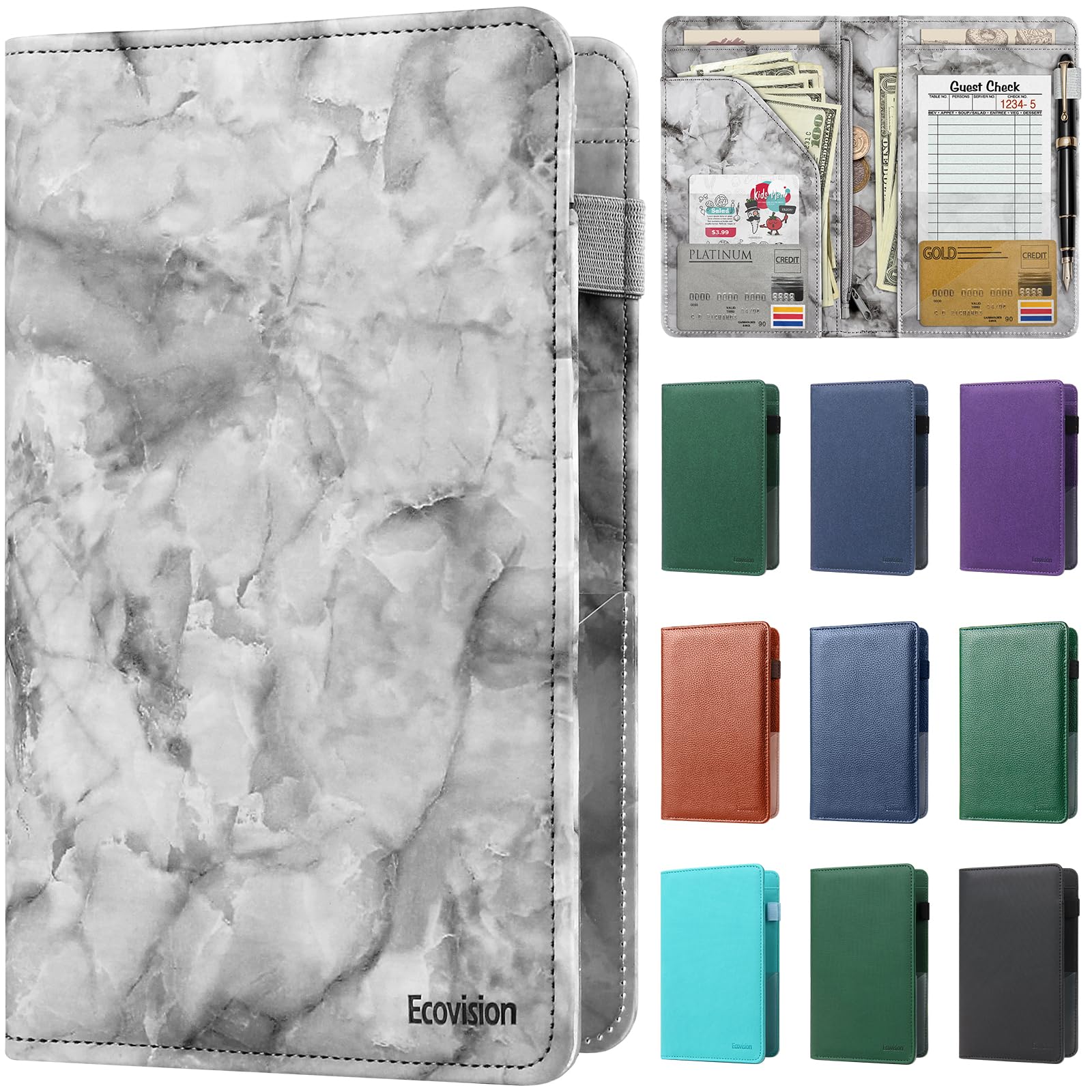 Restaurant Waiter Book With Pen Holder Guest Checks For Servers S