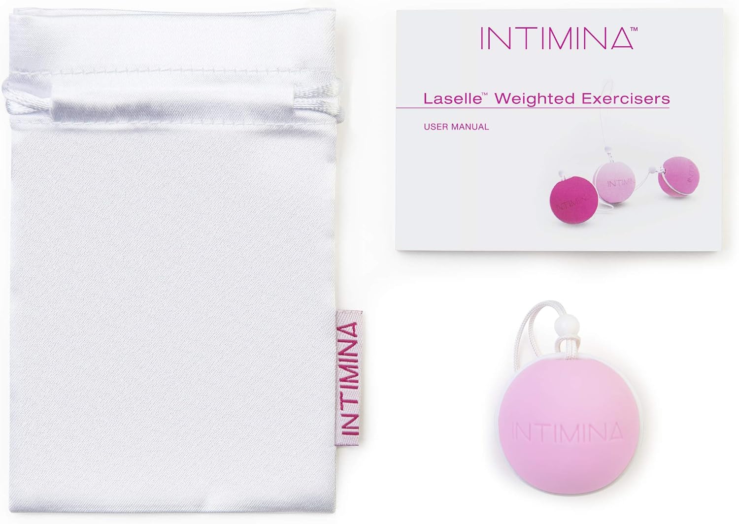 Intimina Laselle Exerciser 28g - Small Weighted Ball for Beginners - Pelvic Floor Strengthening for Bladder Control - Image 3