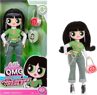 L.O.L. Surprise! OMG The Powerpuff Girls Buttercup Doll - Outfit & Accessories
