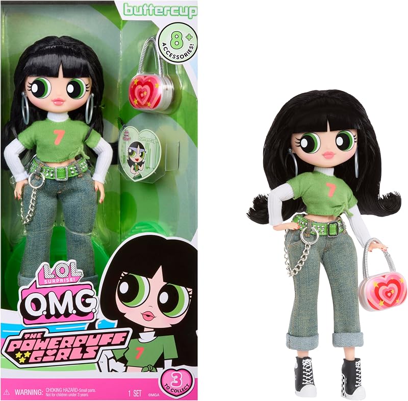L.O.L. Surprise! OMG The Powerpuff Girls Buttercup Doll - Outfit & Accessories