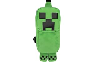 Minecraft Creeper 3D Character Crossbody Sling Bag With Adjustable Strap