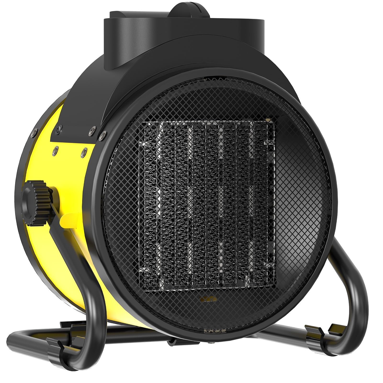 Photo 1 of Buyplus Electric Space Heater - Outdoor Heater with Super Long Cord, Overheat Protection, Heaters Heat Up in 2 Seconds, 3 Modes, Small Fan Heater Tent Ceramic Space Heater for Patio, Amber