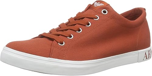 Armani Jeans Shoes Bags De Herren C654015 Low Top Orange Arancio Orange C9 44 Eu Amazon De Schuhe Handtaschen