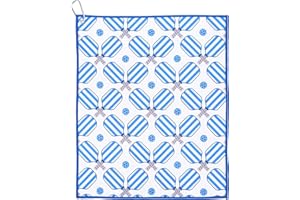 MILLIE ROSE DESIGNS Millie Rose Pickleball Towels in Fashionable Prints - Cute 15x17 inch Microfiber & Cotton Athletic Towels with Carabiner Clip - Pickleball Accessories, Pickleball Gifts (The Kitchen)