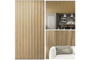 Art3d 12 Pack 2ft x 4ft Drop Ceiling Tiles in Walnut, Slat Design 3D Wall Panels for Interior Wall Decor 24in x 48in