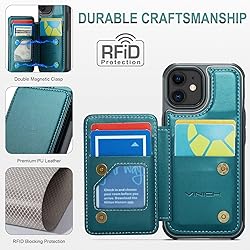 Vinich for iPhone 11 Wallet Case with Card