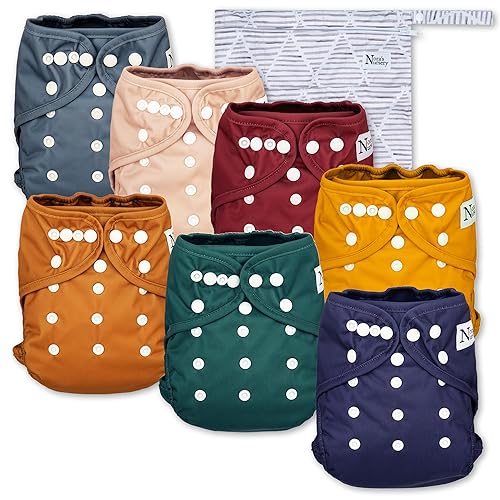 Cloth Diaper Cover, Washable Reusable Diaper Cover with Snap