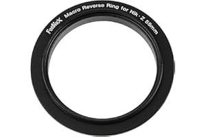 Fotodiox Macro Reverse Ring Compatible with 55mm Filter Thread to Nikon Z-Mount Cameras - for Reverse Mounting Lenses