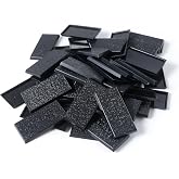 EasyPegs 30x60mm Textured Plastic Rectangular Bases Wargames Table Top Games 50 Count