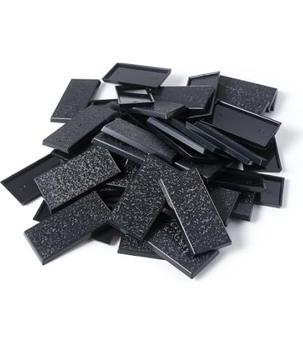 Evemodel Lot De 100 Bases Magnétiques 25 Mm – Socles Carrés Pour Figurines & Wargame