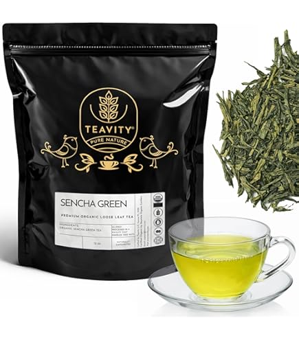 Amazon.com : 深むし緑茶 Japanese Pure Green Tea （333g/11.74oz