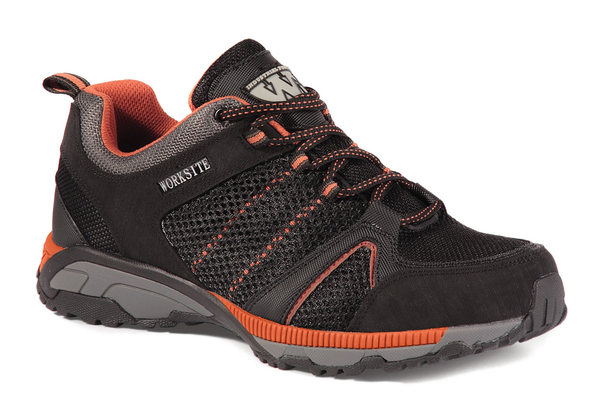 Worksite Men's SS607SM Black/Orange Safety Trainer SS607SM 9 UK (43 EU)