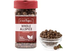 Eastanbul Allspice Berries Whole, 3.5oz, Whole Allspice, Pimento Seeds Jamaican Style, Malagueta Dulce, All Spice for Jamaican Jerk & Mulling Spice Mix, Dried Pimento Berries, Vegan, Non GMO