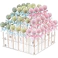 Acrylic Cake Pop Display Stand, ANMEISH 2023 Upgraded 56 Hole Clear 3 Tier Square Lollipop Holder, Ideal for Weddings Baby Showers Birthday Party Anniversaries Holiday Candy Decorative