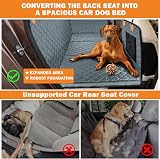 JOEJOY Back Seat Extender Dog Car Seat Cover Waterproof Foldable view 4