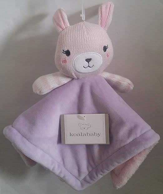 pink bunny security blanket