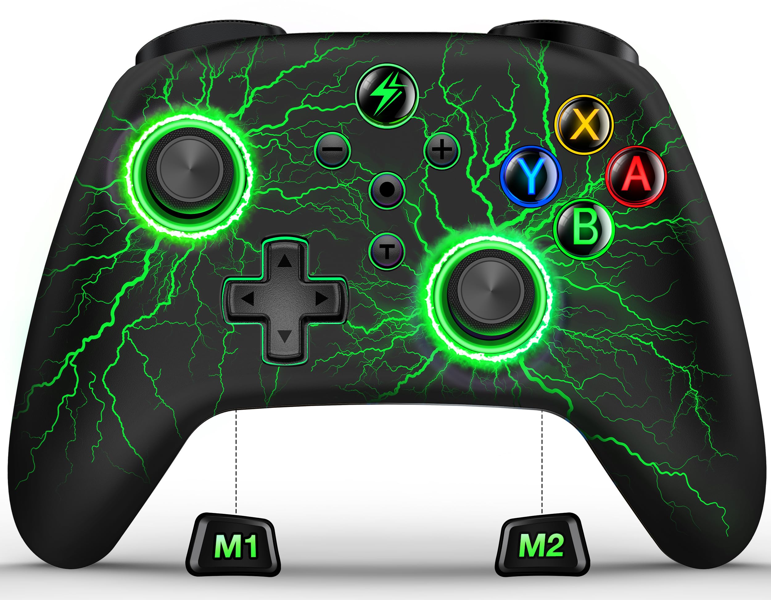 Photo 1 of Wireless Switch Controller for Nintendo Switch 2 Controller/Switch Lite/Switch OLED, Switch Pro controller for IOS Android,Switch Remote Gamepad with Motion Control/Vibration/Turbo/Wakeup Sega Genesis Games