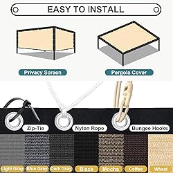 Shade&Beyond 90% Sun Shade Cloth with