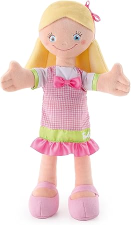 muñeca de trapo rubia