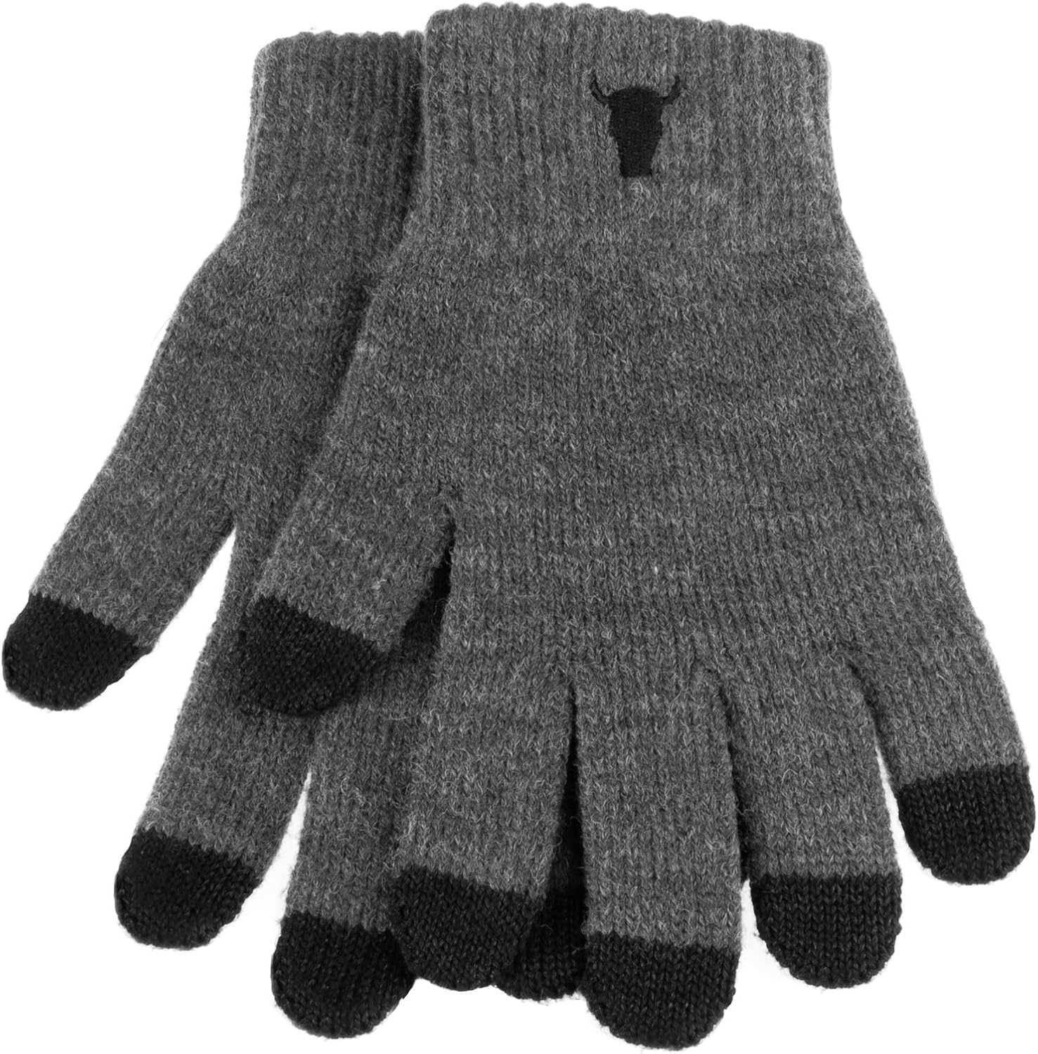 TORRO 100 Wool Touchscreen Gloves [23 cm] (Grey) Amazon.co.uk Clothing