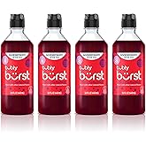 SodaStream Bubly Burst Cherry Lemonade New Pour Bottles (440ml Pack of 4)