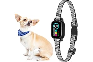 ELECANE Bark Collar for Small Dogs 5-15lbs (Black)