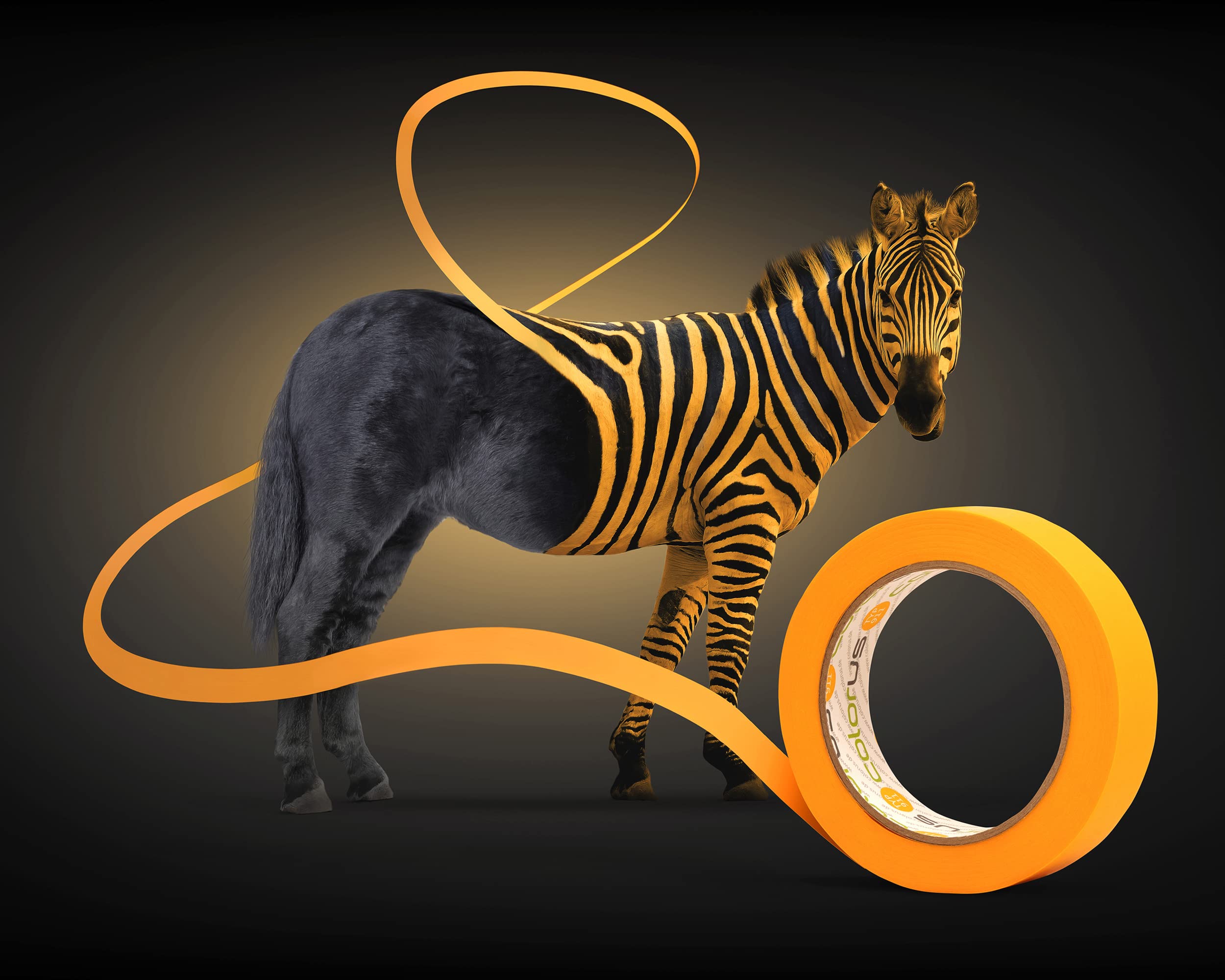 Colorus 3 x Profi Maler-Goldband Soft Tape | Maler Abklebeband 50 mm x 50 m UV beständig | Klebeband für gestochen scharfe Farbkante | Lackierband Lackier-Klebeband Lack-Abdeckband 7