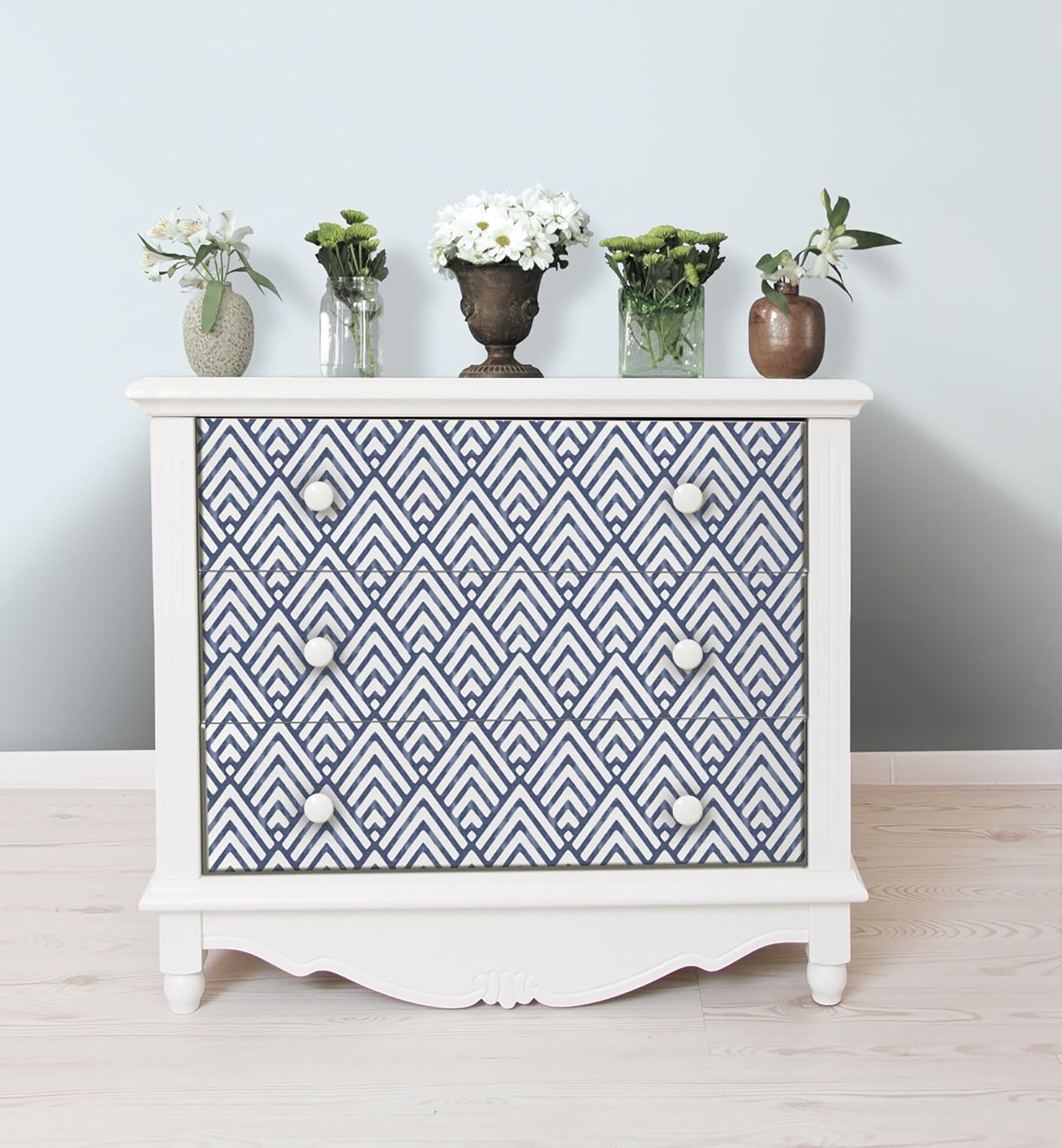 NuWallpaper NU1701 Deep Arrowhead Decal - Blue, 52 x 52 cm - Image 4