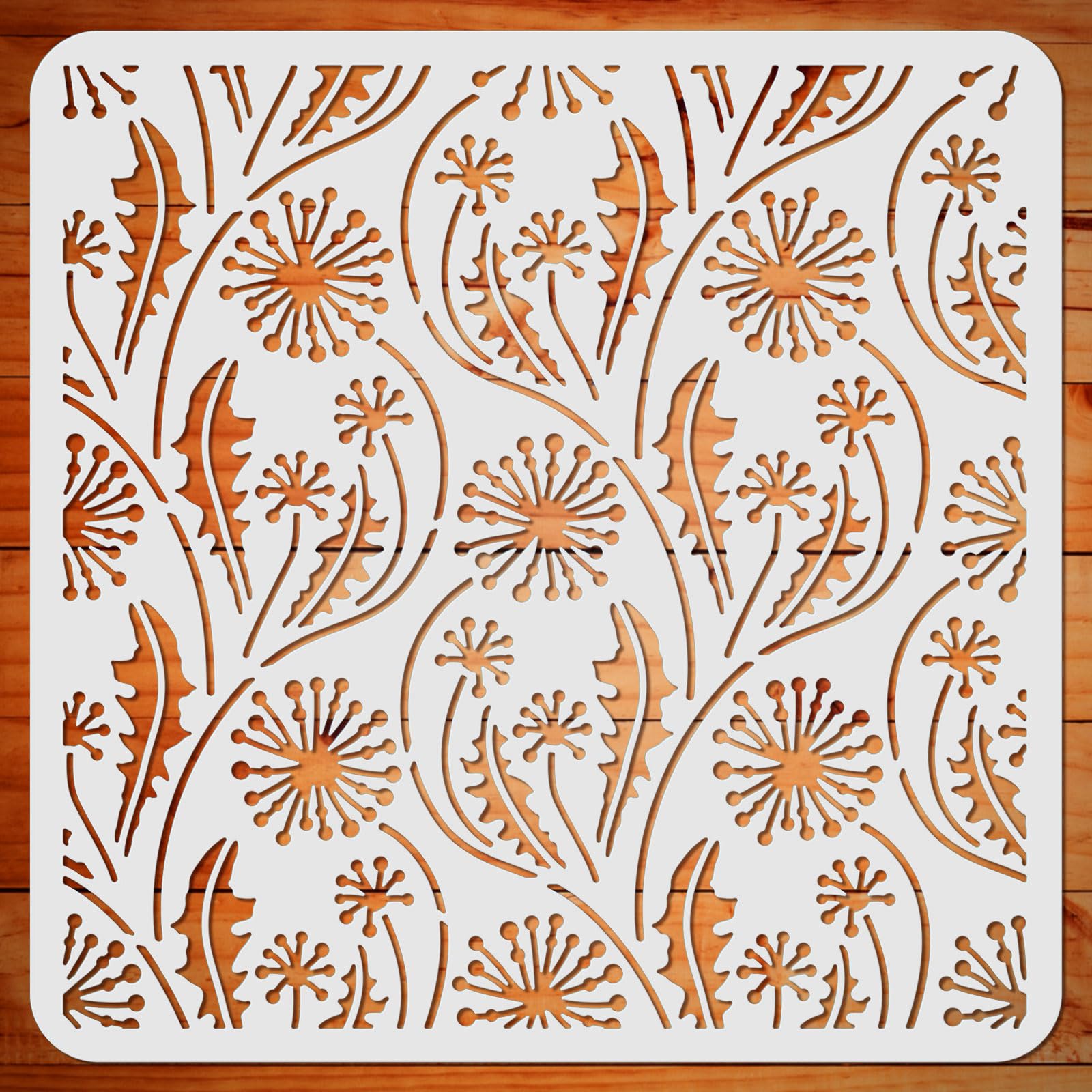 ORIGACH Texture Stencil Reusable Texture Painting Template Stencils for Painting on Wood, Canvas, Paper, Fabric, Floor, Wall and Tile