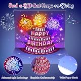 FITMITE Lights & Sound Pop Up Birthday Card with Envelope view 4