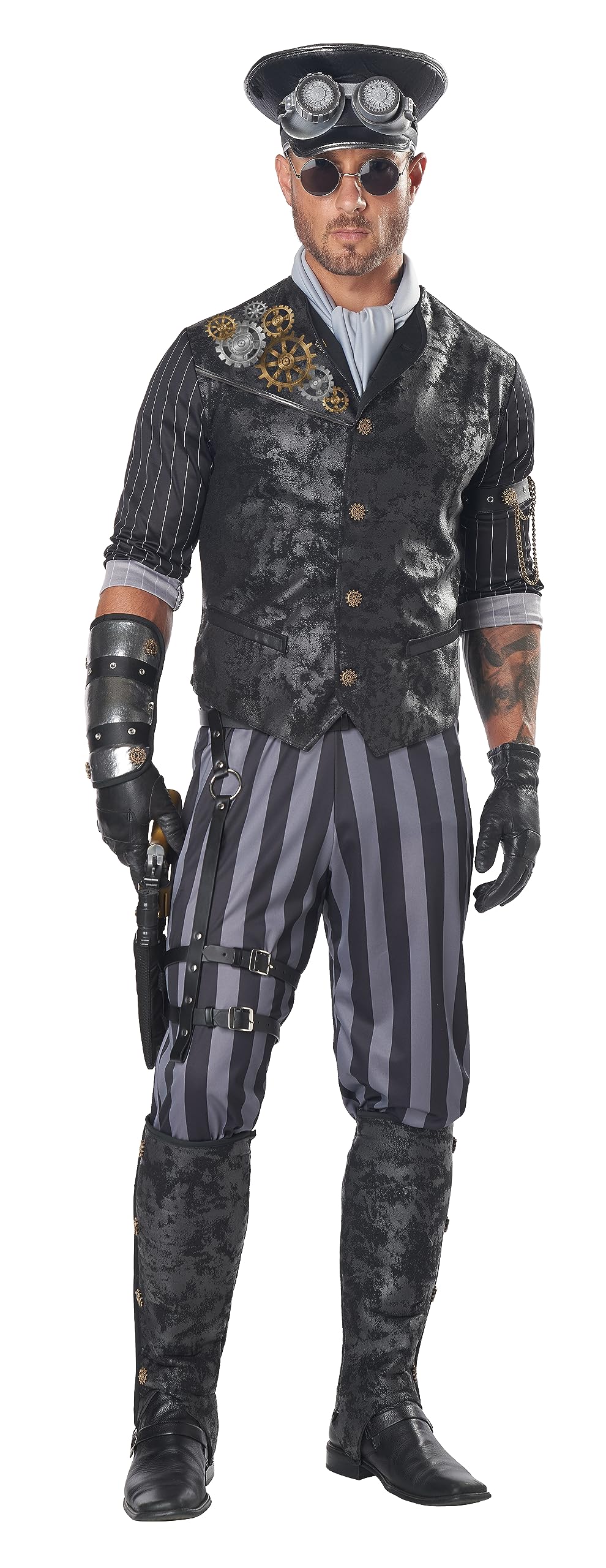 California Costumes 01057 Steampunk Commander Character Adult Sized Costumes, Gray/Black, Medium
