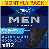 TENA Men Protective Shield 112 Extra Thin Incontinence Liners 14 x 8 packs