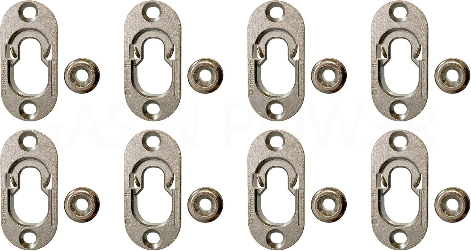Button Fix Type 1 Metal Fix Bracket Fixing with Stainless Steel Retaining Spring for Fire Retardant Panels Marine Interiors