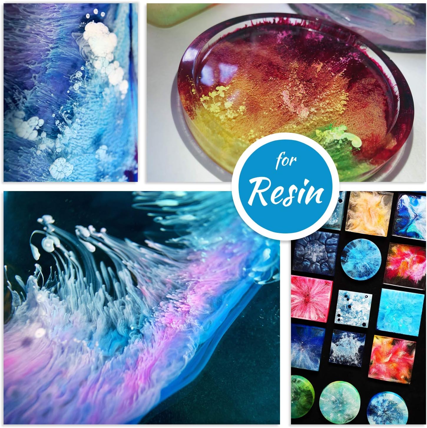White Alcohol Ink Set, 120ml 2 Type Color for Resin Petri Dish Making Epoxy Painting, Yupo Creations - Image 3