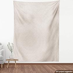 Ambesonne Neutral Color Fabric by The
