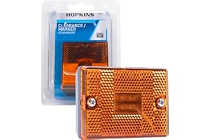 Blazer International B423A Rectangular Clearance/Side Marker Light with Reflex, Amber