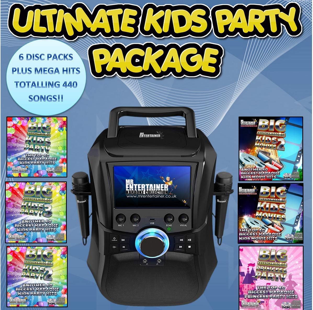 Mr Entertainer Megabox Allinone portable Karaoke Amazon.co.uk