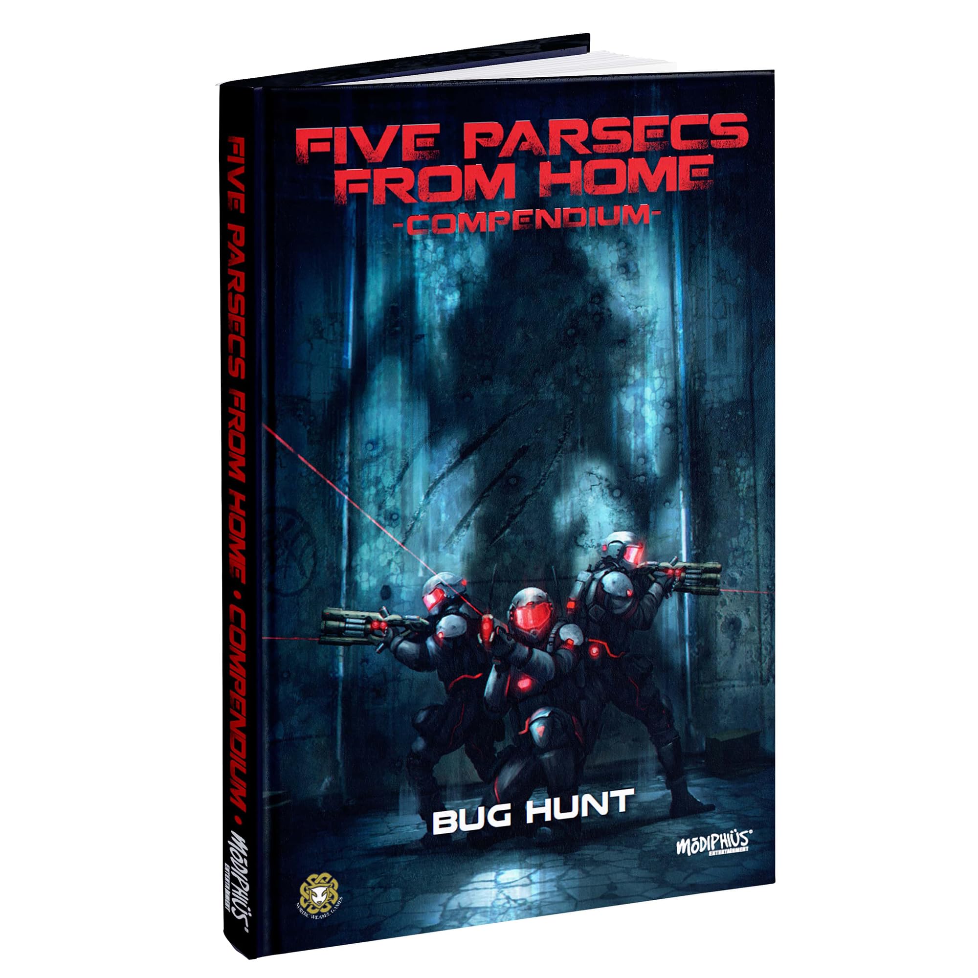 Photo 1 of Modiphius Entertainment: Five Parsecs from Home: Compendium - Bug Hunt - Hardcover RPG Book, Sci-Fi Campaign, Solo Adventure War Tabletop Game