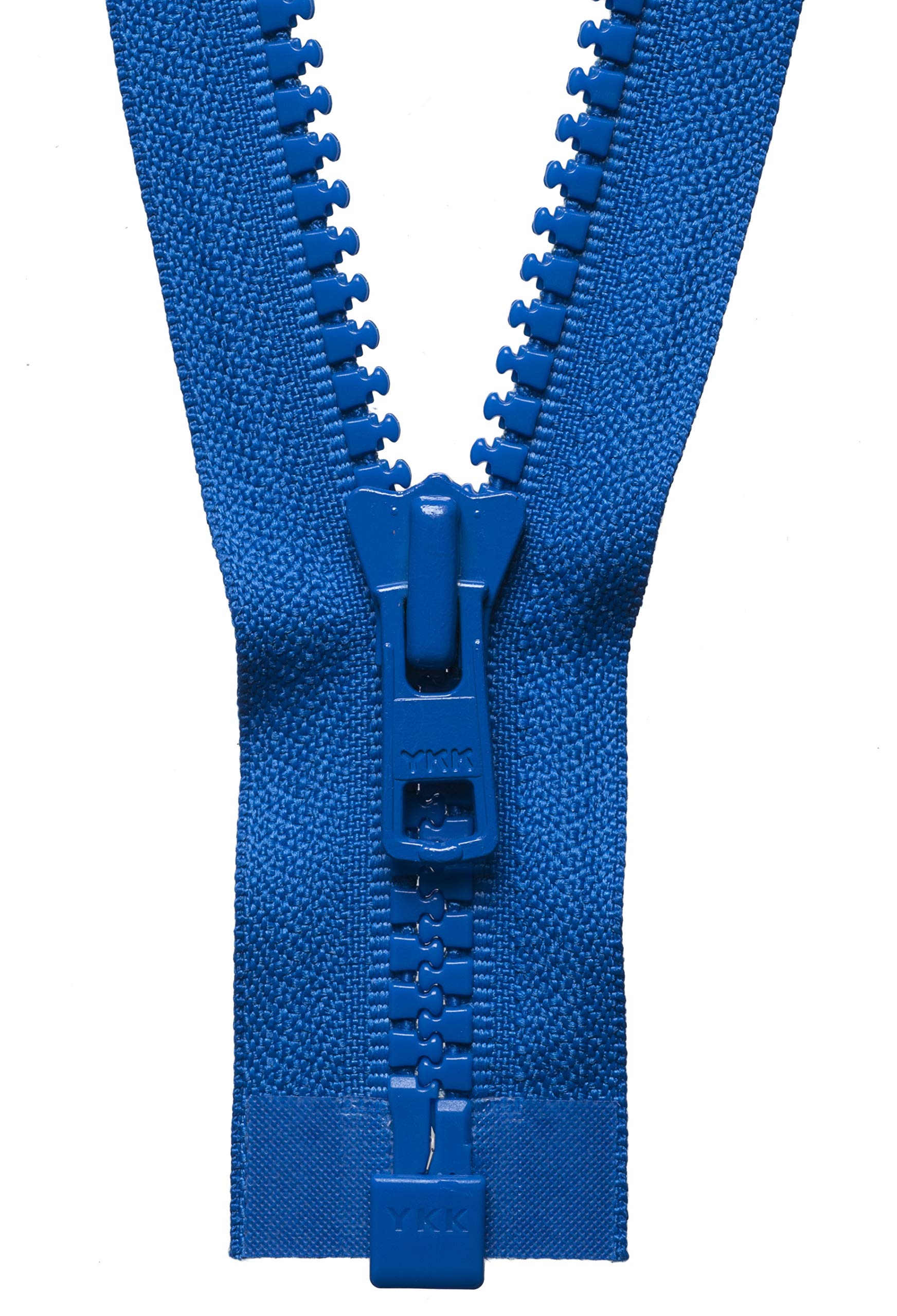 YKK Open Ended Zip, No. 918 Bright Blue, 66 cm Length — image 1