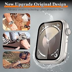 YMHML 2 Pack for Apple Watch Screen Protector 41mm