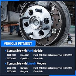 Autoround 515043 Front Wheel Bearing and Hub
